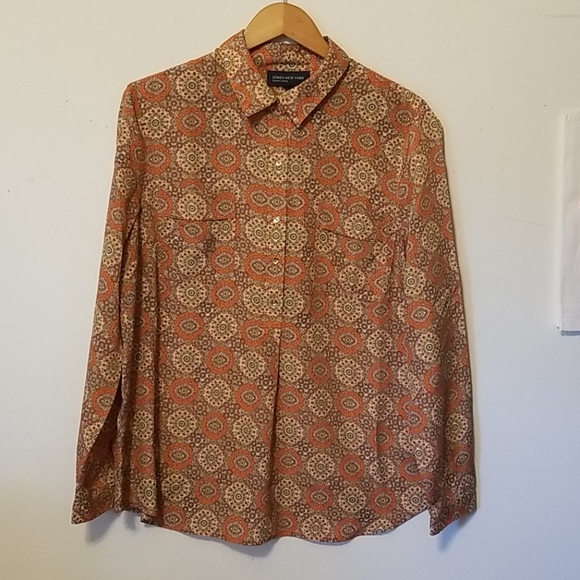 Jones New York Tops - Jones New York Signature 1/2 Button Down Blouse